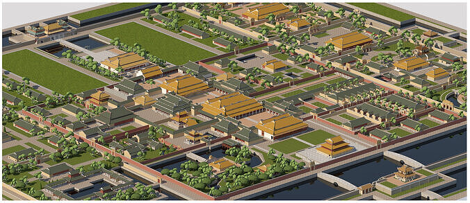 Hue Imperial City - Dai Noi Hue 3D 3D model