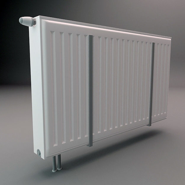 Radiator Set Low-poly 3D model_8
