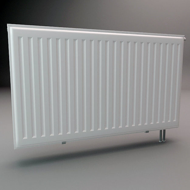 Radiator Set Low-poly 3D model_7