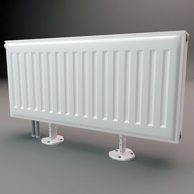 Radiator Set Low-poly 3D model_6