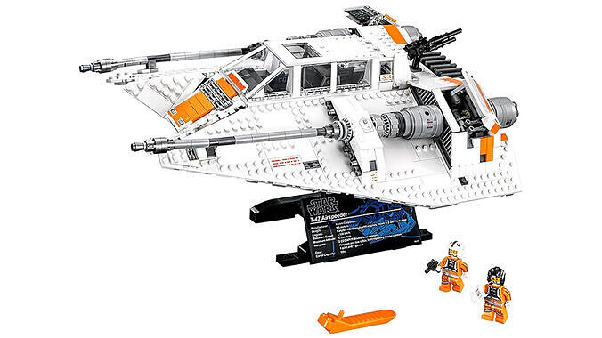 TwindBricks3D - 75144 Snowspeeder 3D print model