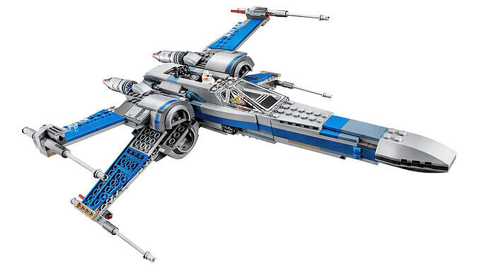 TwindBricks3D - 75149 Resistance X-Wing Fighter 3D print model