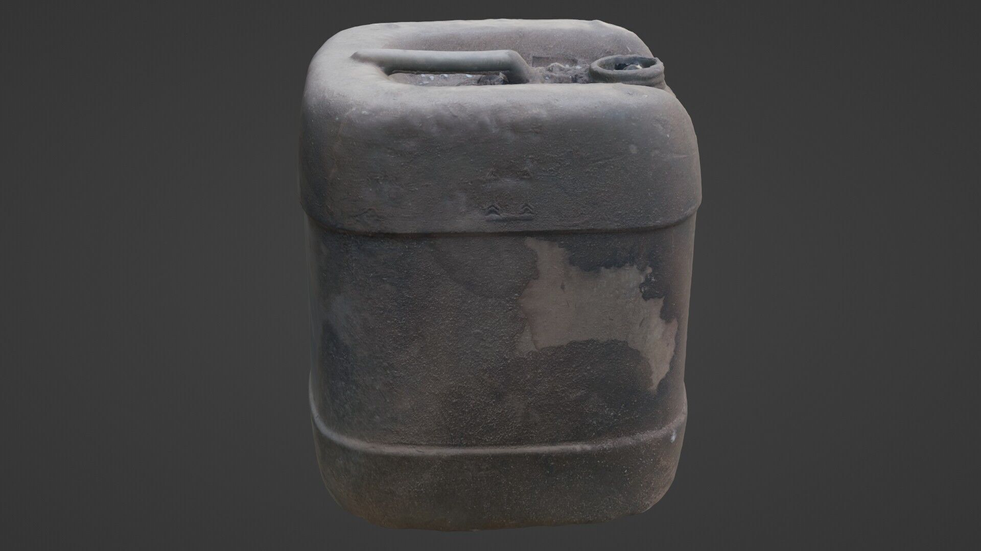 Stackable Plastic Jerry Can Low-poly 3D model_3