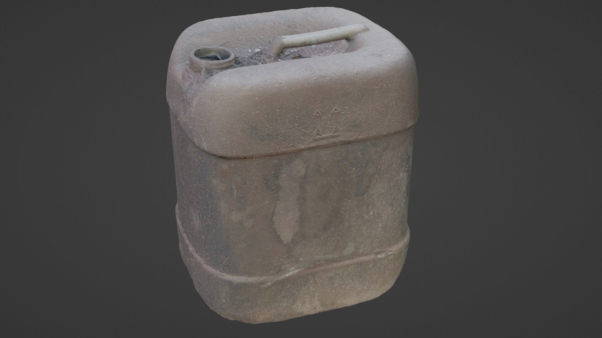 Stackable Plastic Jerry Can Low-poly 3D model_1