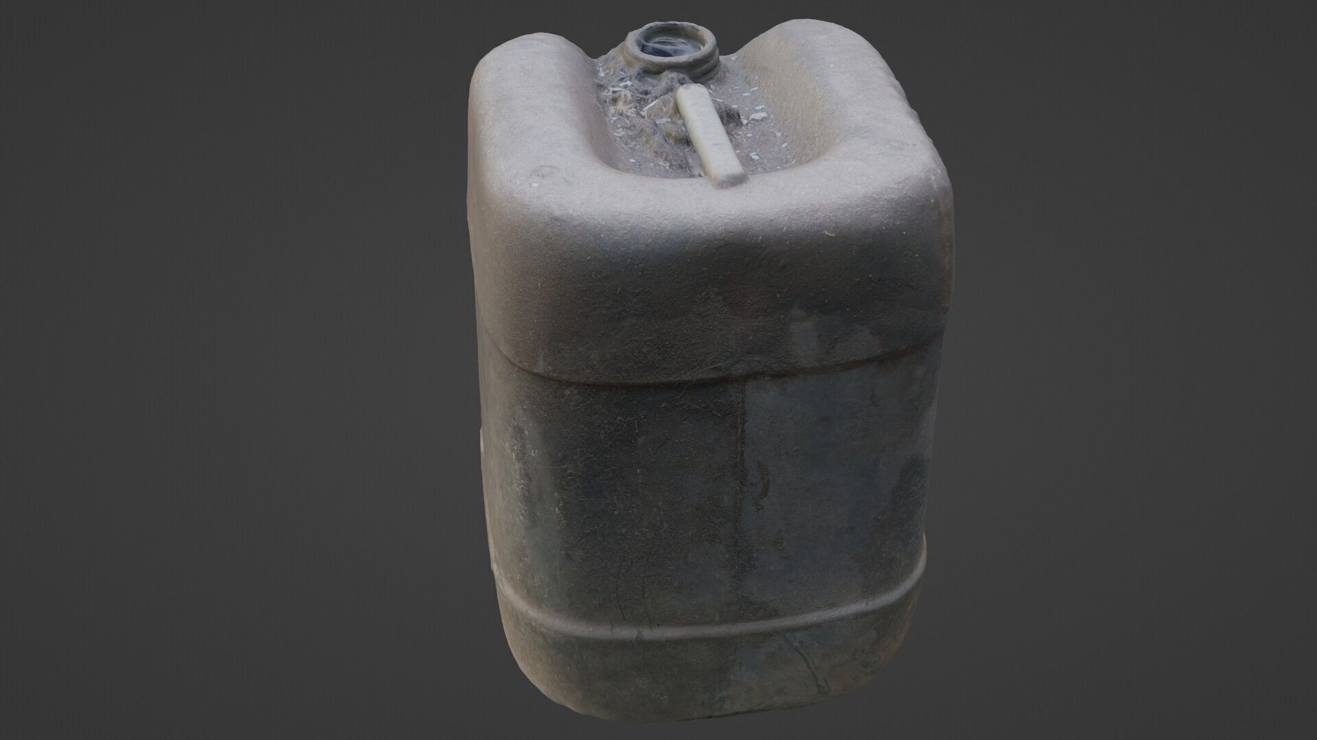 Stackable Plastic Jerry Can Low-poly 3D model_2