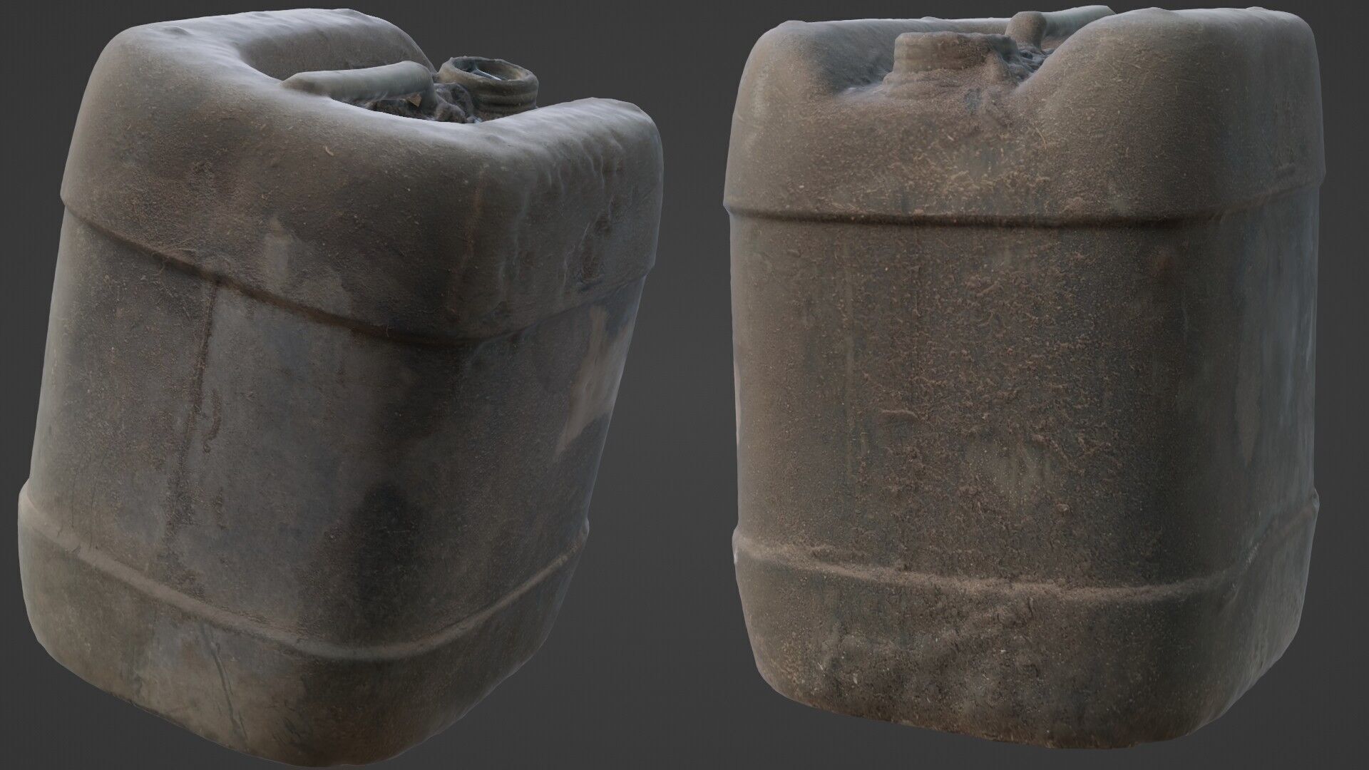 Stackable Plastic Jerry Can Low-poly 3D model_8