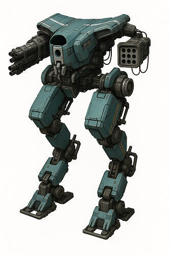 war robotic model 1 3D print model