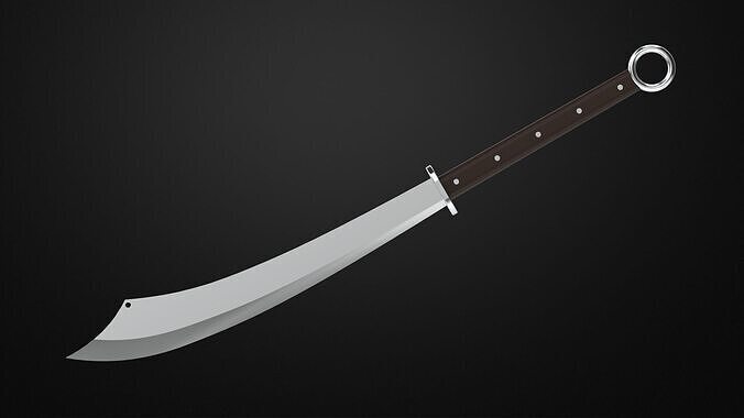 Weapons Encyclopedia 095 Pudao 3D print model