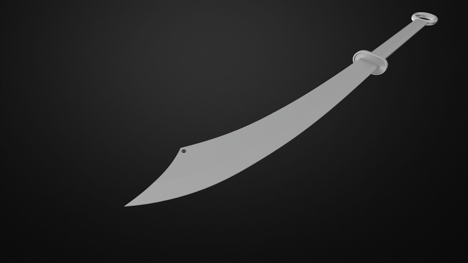 Weapons Encyclopedia 095 Pudao 3D print model_4