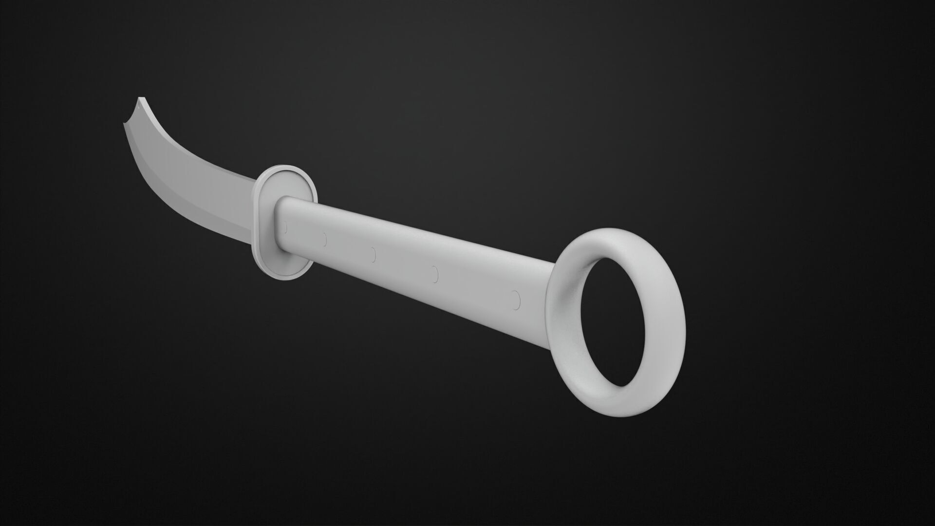 Weapons Encyclopedia 095 Pudao 3D print model_7