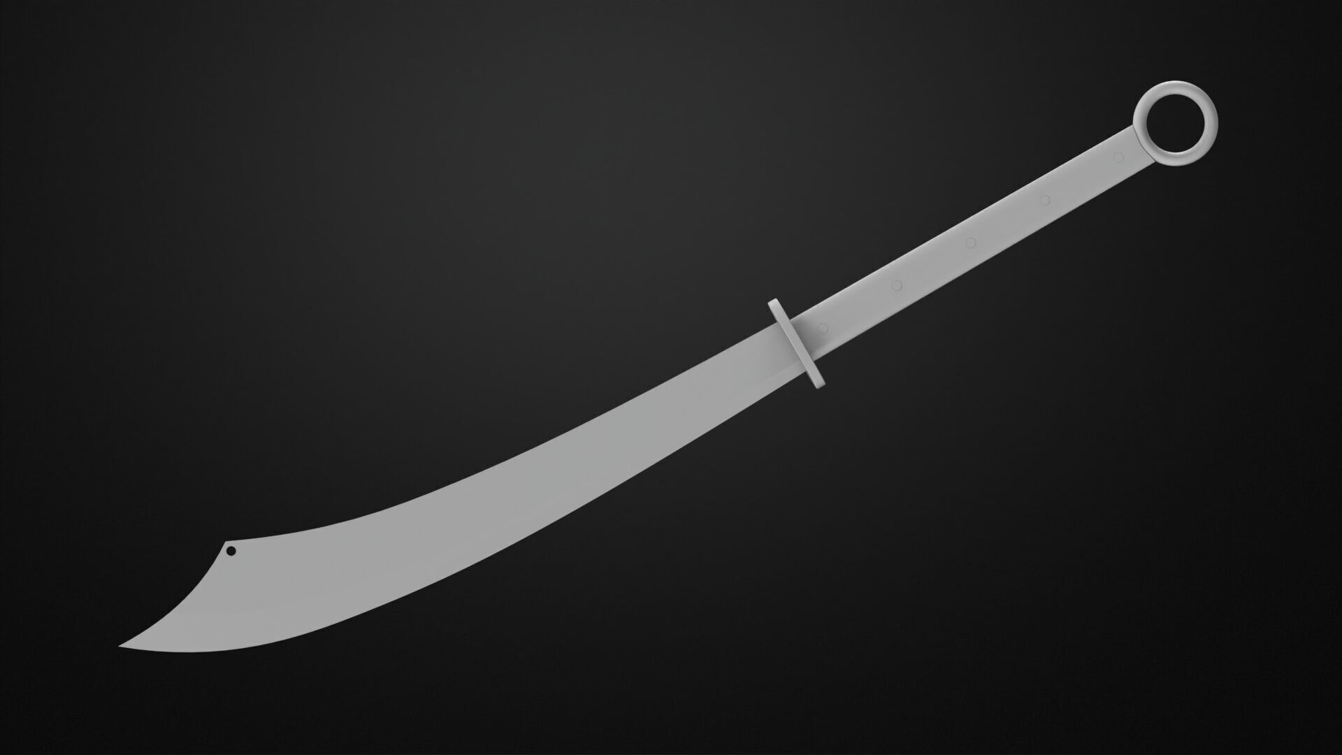 Weapons Encyclopedia 095 Pudao 3D print model_1