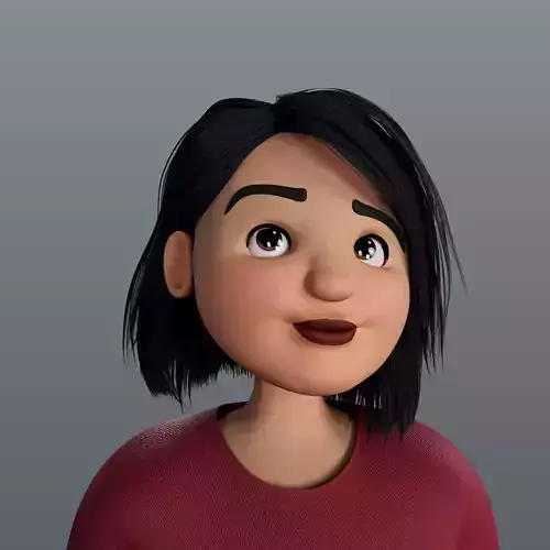 Girl 3D Rigged character