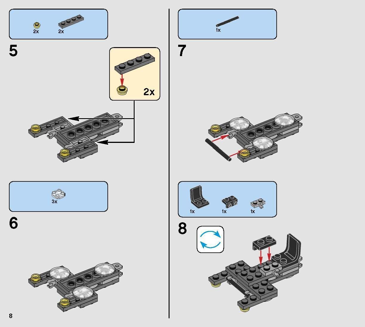 TwindBricks3D - 75172 Y-Wing-Starfighter 3D print model_7