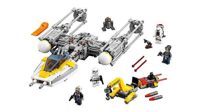 TwindBricks3D - 75172 Y-Wing-Starfighter 3D print model