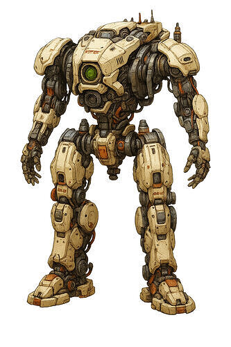 war robotic model 11 3D print model