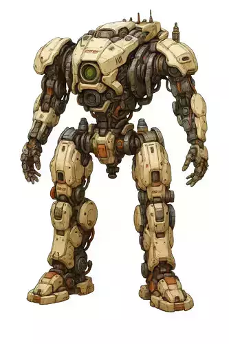 war robotic model 11 3D print model