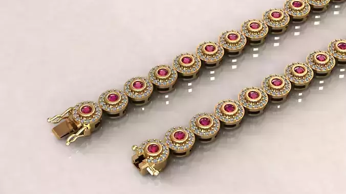 Bracelets 3D Print model - 01