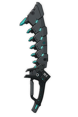 sci-fi sword 3D print model
