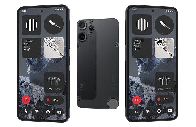 CMF Phone 2 Pro 5G Black 3D model