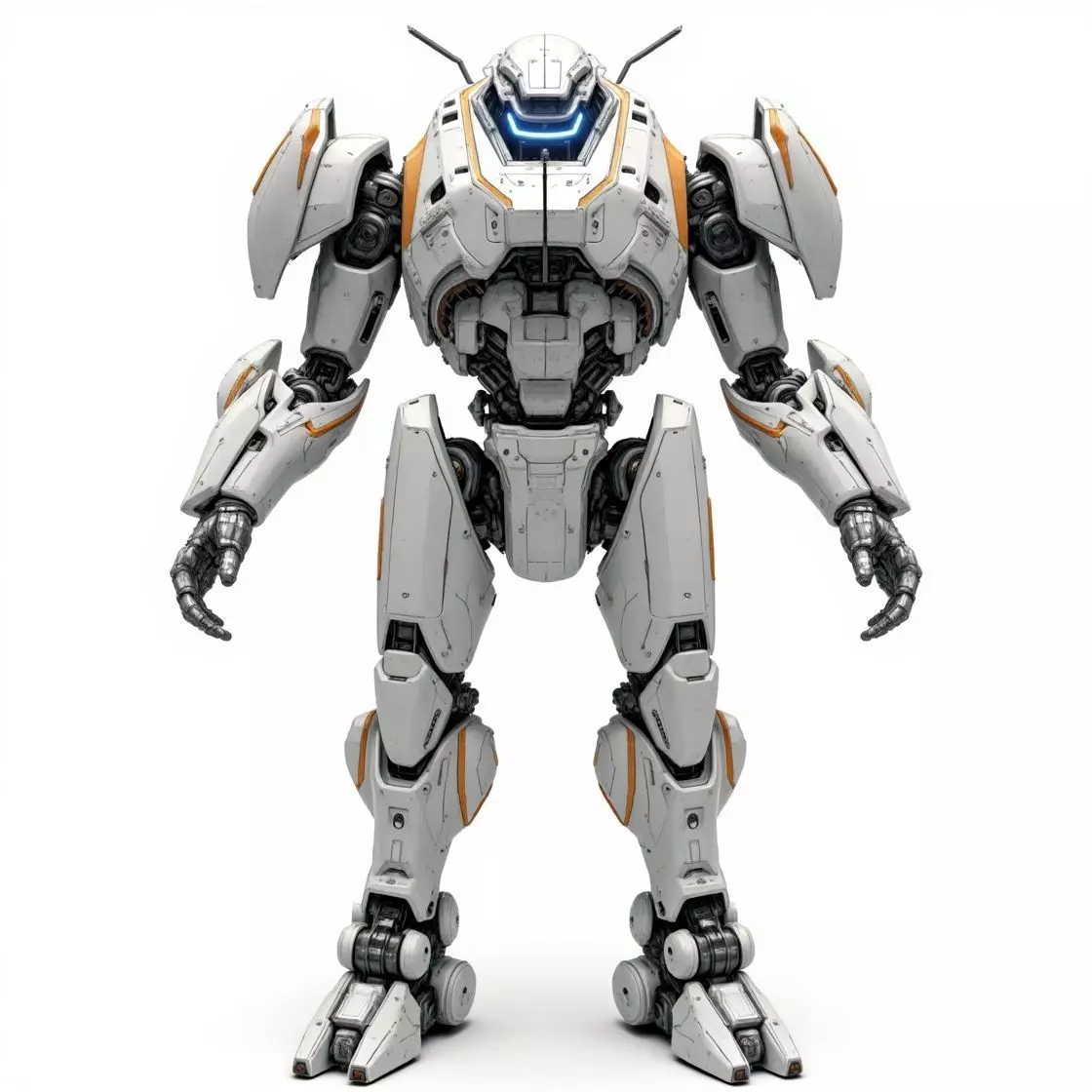 humanoid robotic model 3D print model_0