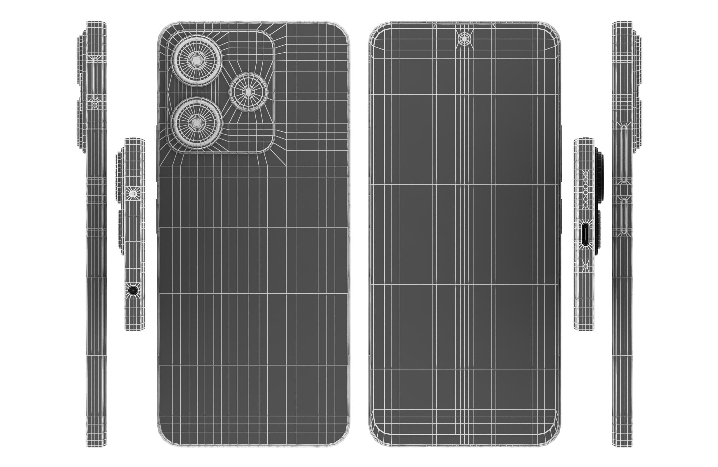 Xiaomi Redmi 13x Gold 3D model_16