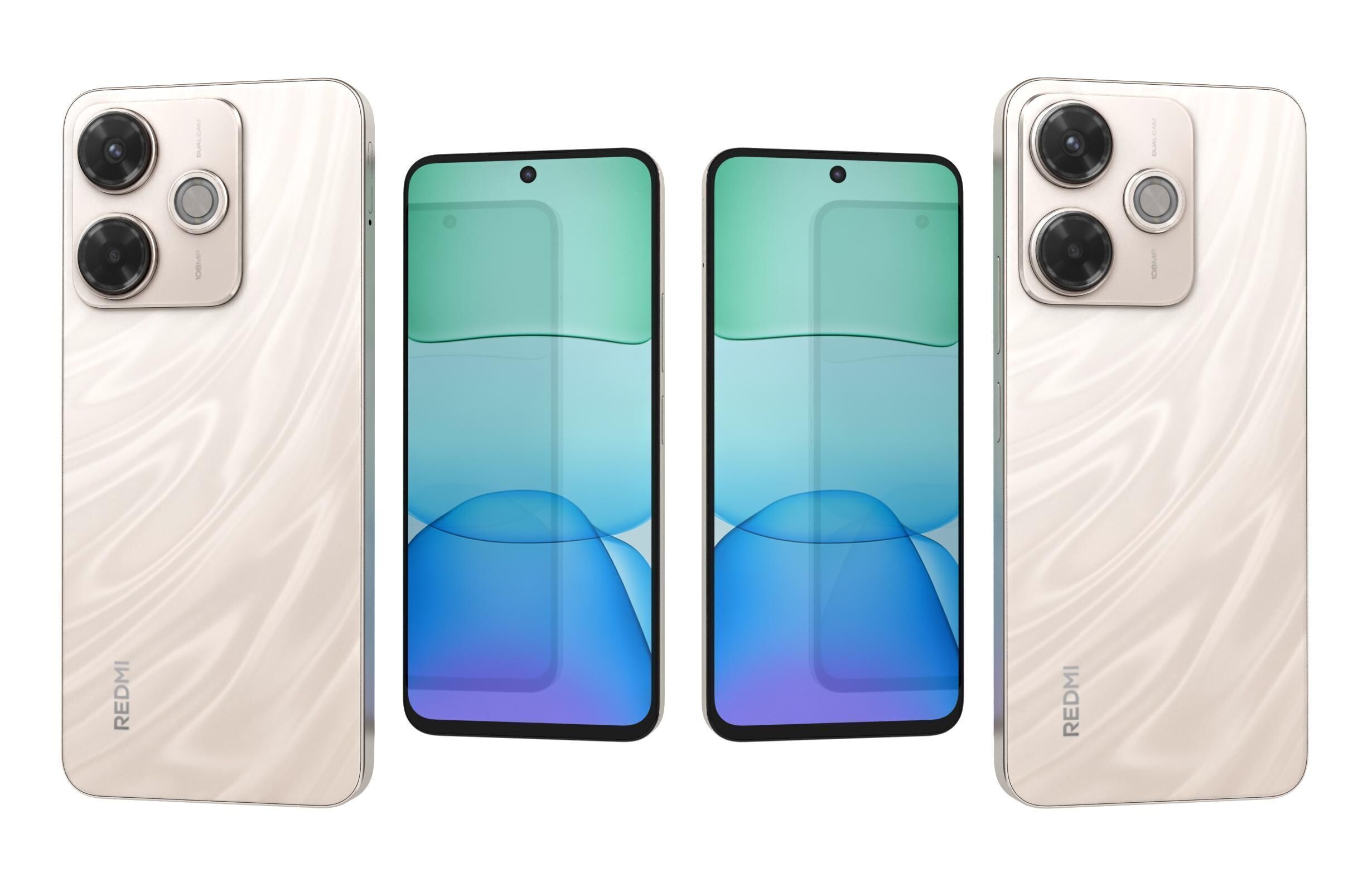 Xiaomi Redmi 13x Gold 3D model_3