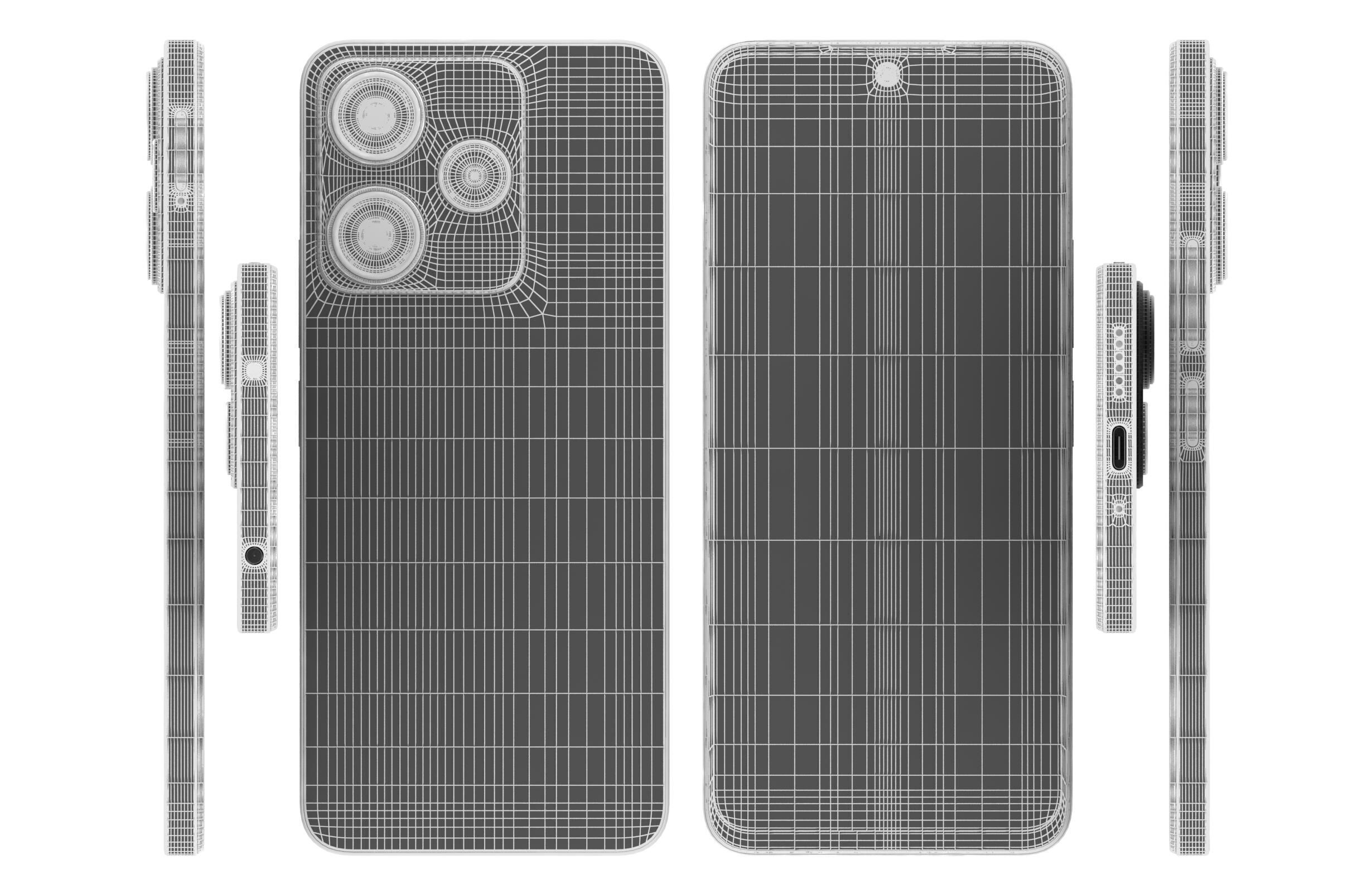 Xiaomi Redmi 13x Gold 3D model_17