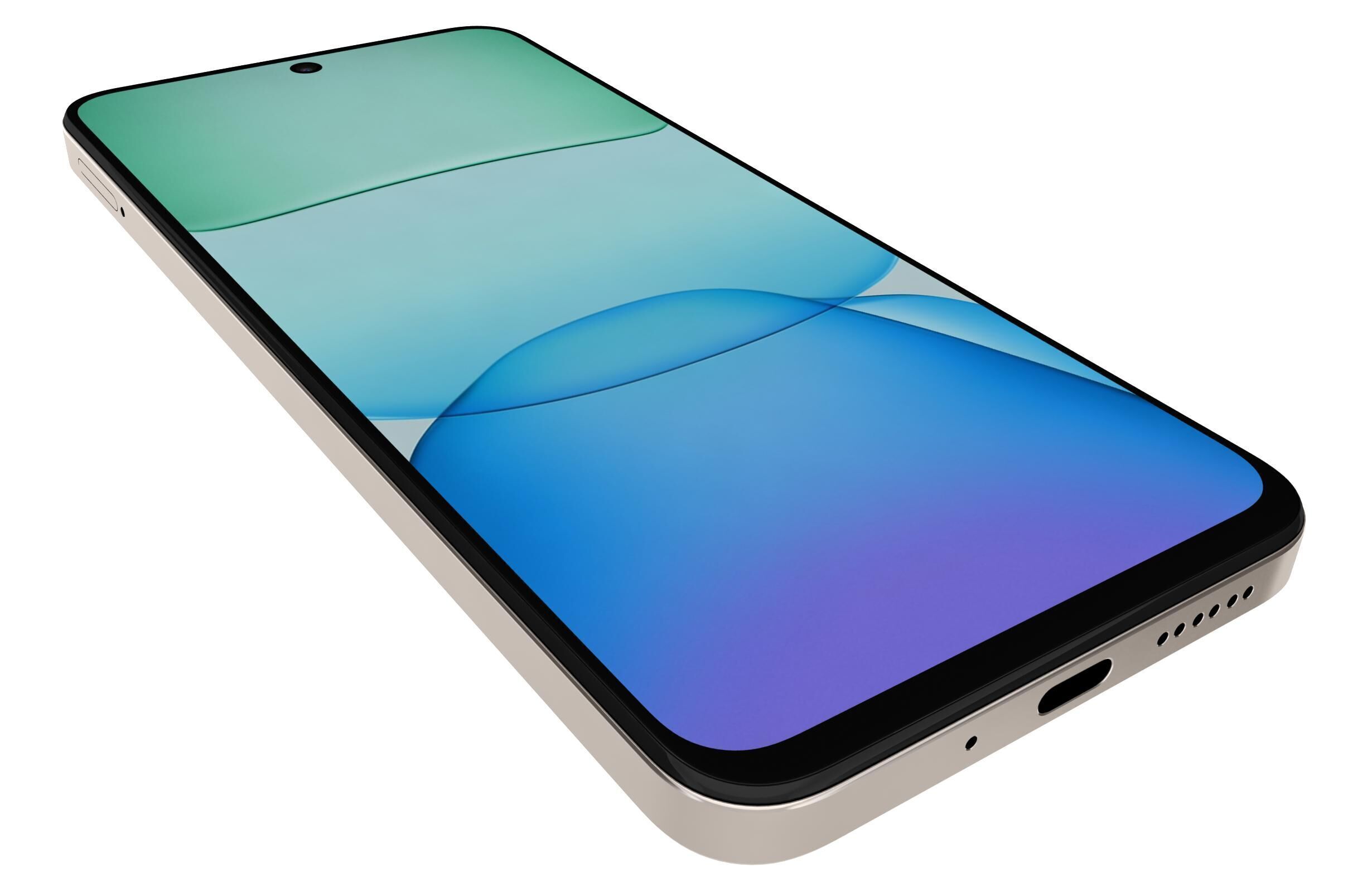 Xiaomi Redmi 13x Gold 3D model_12