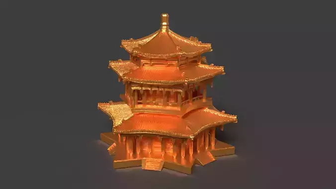 Chinese ancient tower 