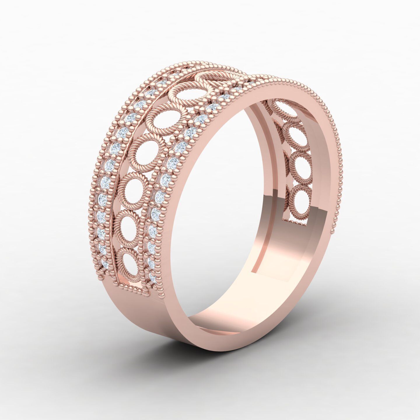 Wedding ring 09 3D print model_10