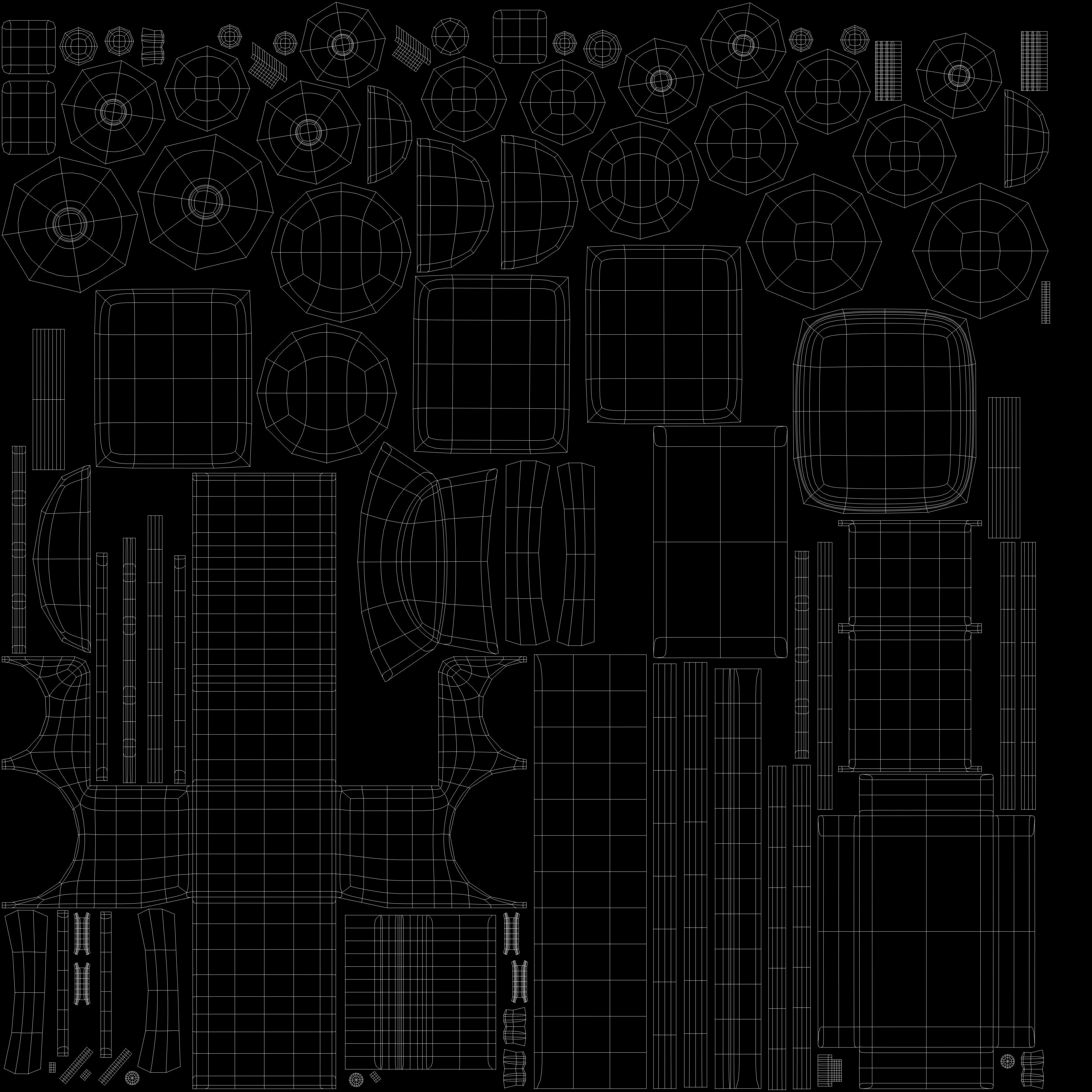 Cartoon Toy Train Low-poly 3D model_18