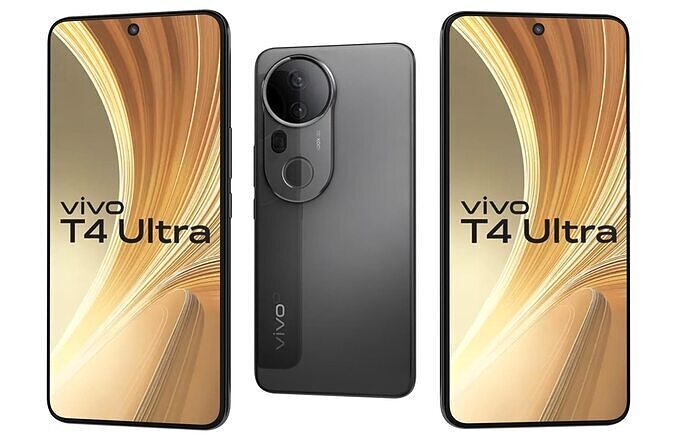 Vivo T4 Ultra Meteor Grey 3D model