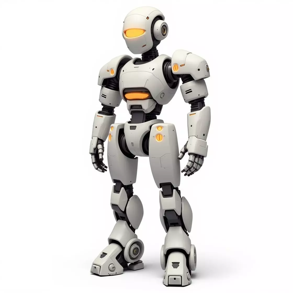 humanoid robotic 3D print model_0