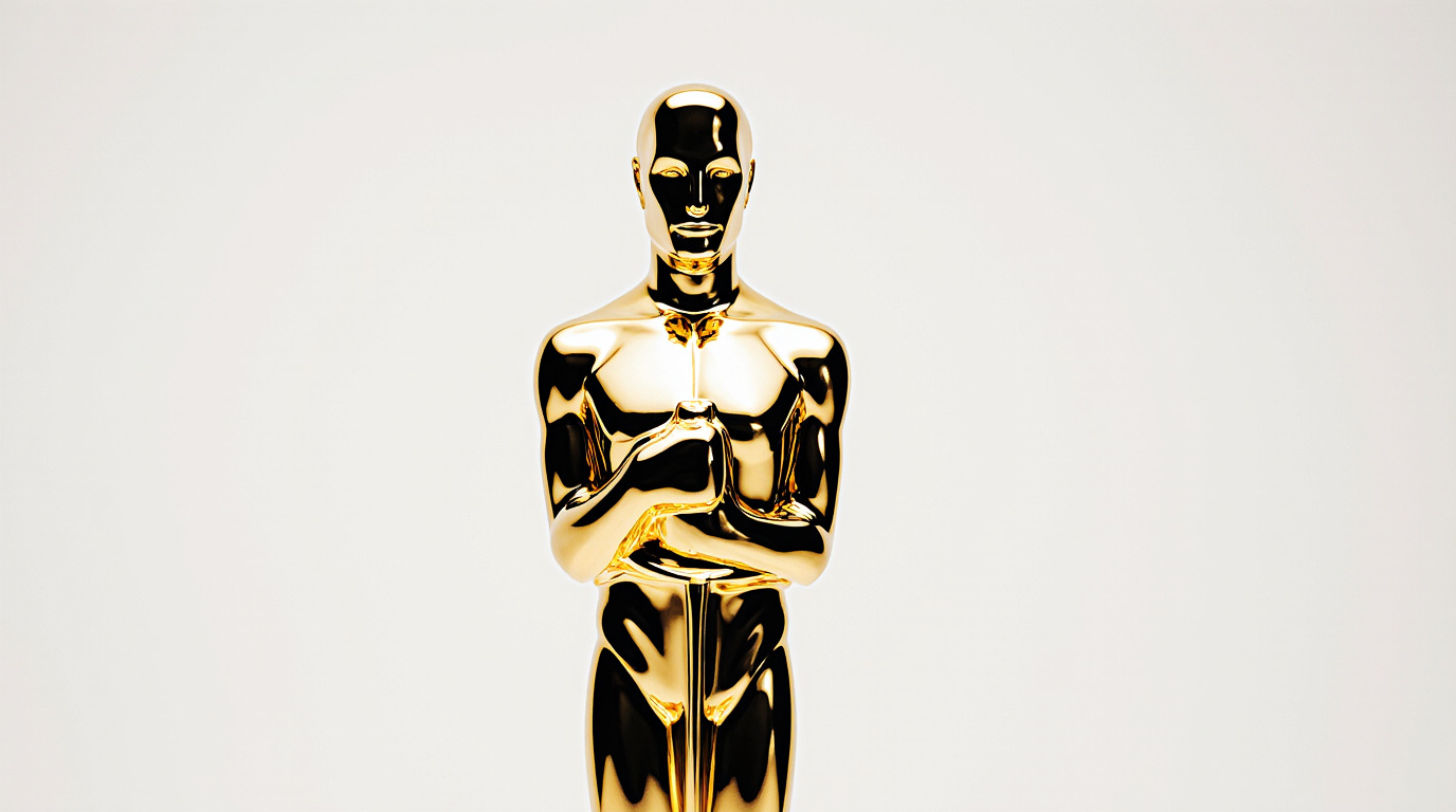 Oscar Award Statue High-Quality 3D Model Low-poly 3D model_4