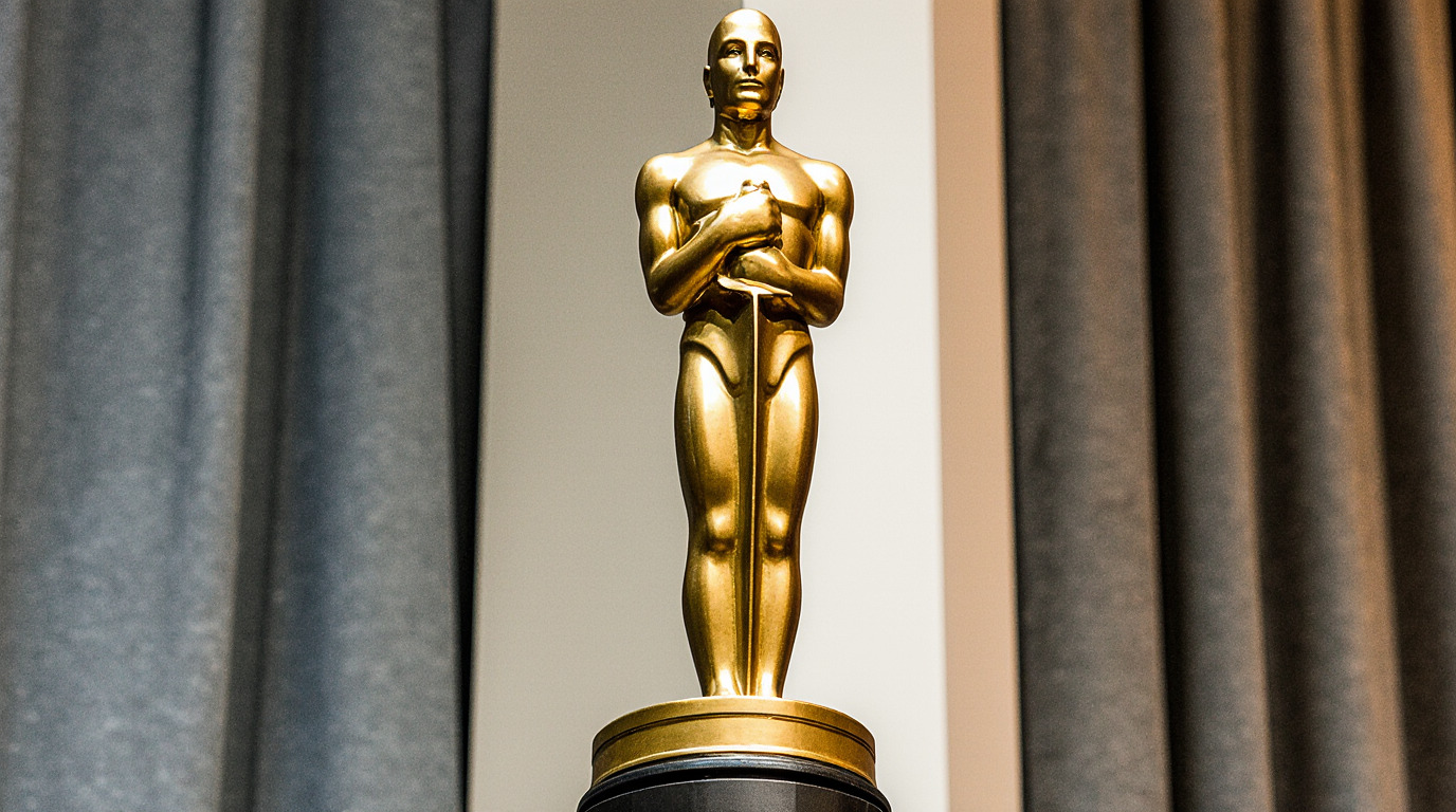 Oscar Award Statue High-Quality 3D Model Low-poly 3D model_2