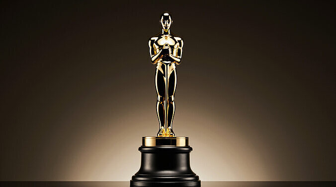 Oscar Award Statue High-Quality 3D Model Low-poly 3D model