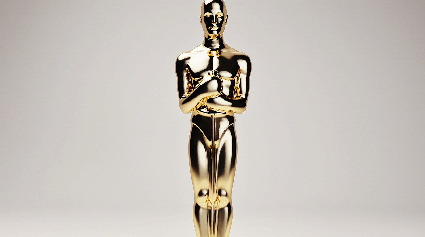 Oscar Award Statue High-Quality 3D Model Low-poly 3D model_1
