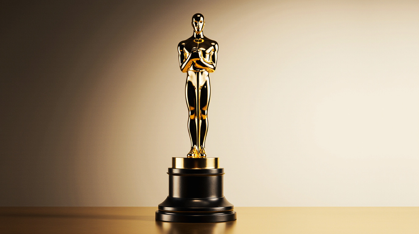 Oscar Award Statue High-Quality 3D Model Low-poly 3D model_12