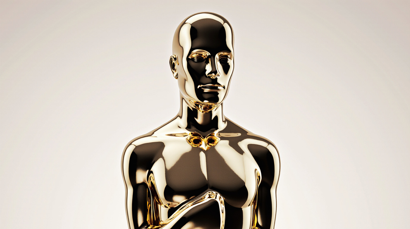 Oscar Award Statue High-Quality 3D Model Low-poly 3D model_5