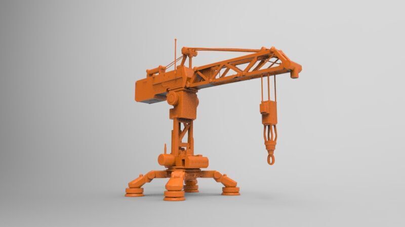 sci-fi crane 3D print model_4