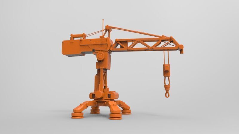 sci-fi crane 3D print model_5