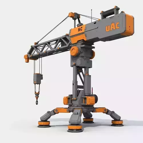 sci-fi crane