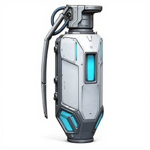 sci-fi grenade  3D print model