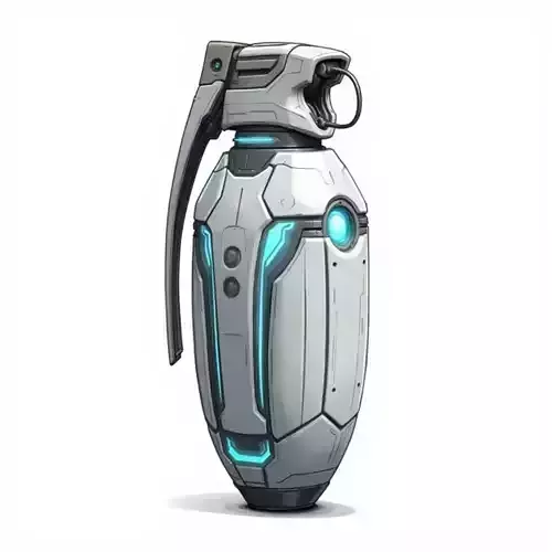 sci-fi grenade  3D print model