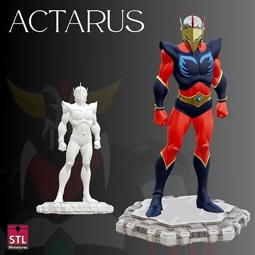 STL File Actarus Goldrake Pilot 3D print model