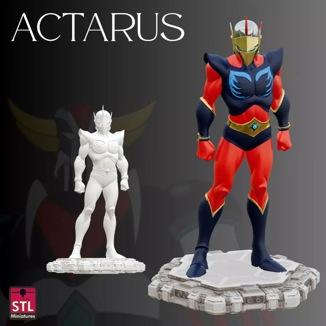 STL File Actarus Goldrake Pilot 3D print model