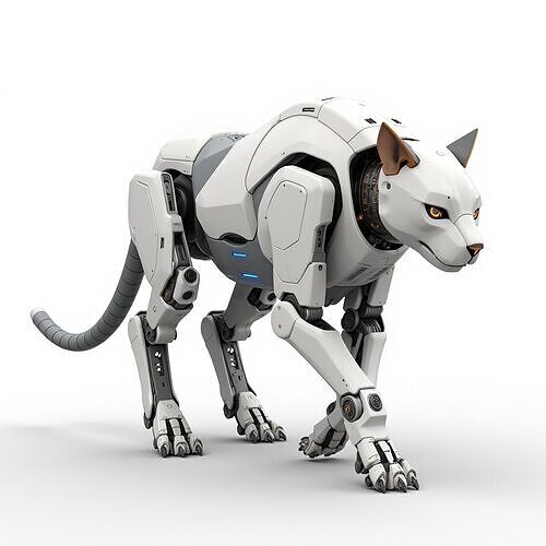 cat robotic 3D print model