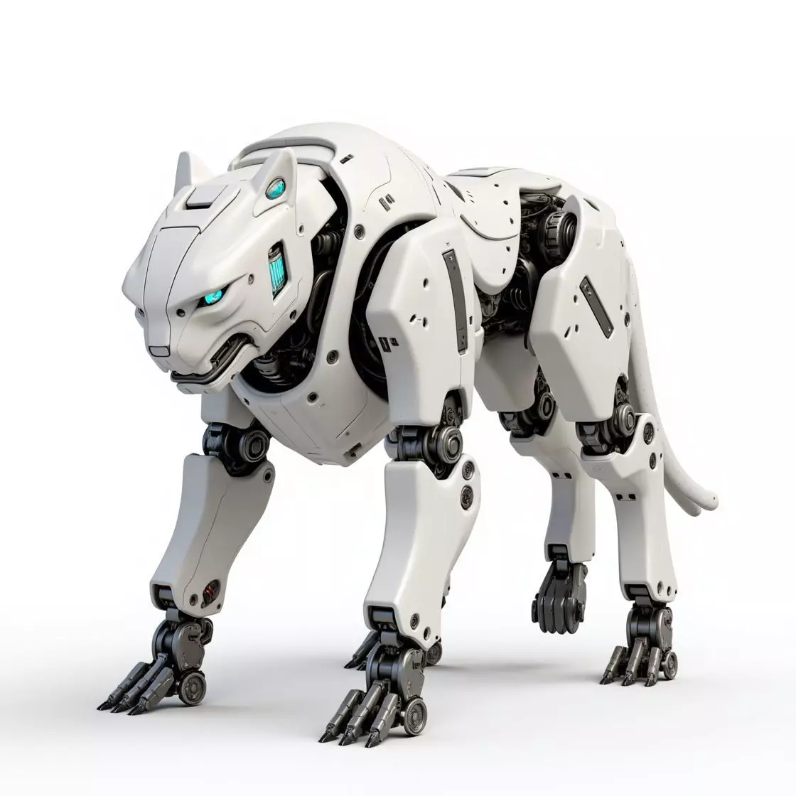 tiger robotic 3D print model_0