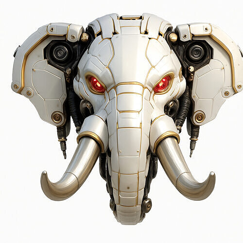 Elephant robotic 3D print model