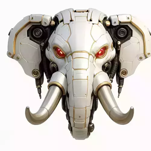 Elephant robotic 3D print model